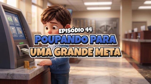Poupando para uma grande meta